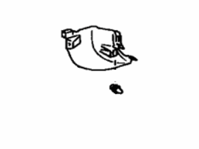 Toyota 62101-33050-B0 Trim Sub-Assy, Cowl Side, RH