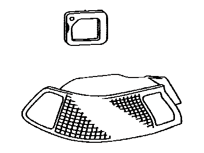 Toyota 81551-AA010 Lens & Housing
