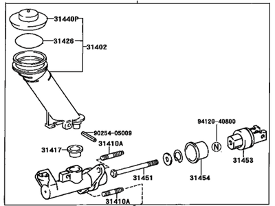 Toyota 31410-33030 Master Cylinder