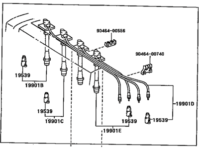 Toyota 90919-21598 Cable Set