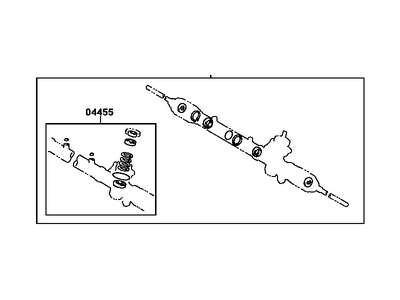 Toyota 04445-42020 Steering Gear Seal Kit