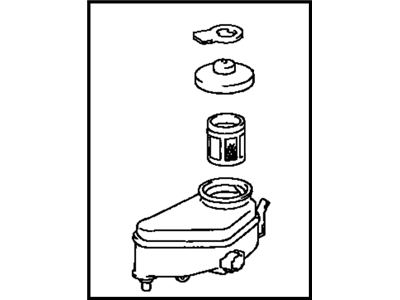 Toyota 47220-17050 Reservoir Sub-Assy, Brake Master Cylinder