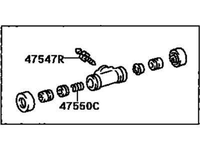 Toyota 47550-42010 Wheel Cylinder