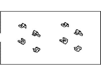 Toyota 04947-42010 Fitting Kit, Disc Brake, Front