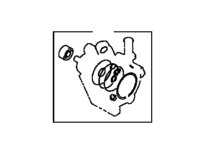 Lexus 04446-20031 Gasket Kit, Power Steering