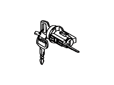 Toyota 69057-02350 Cylinder & Keys