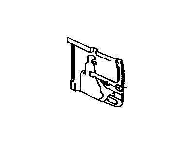 Toyota 53203-35060 Support, Radiator, LH