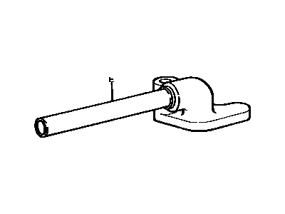 Toyota 25611-65010 EGR Pipe