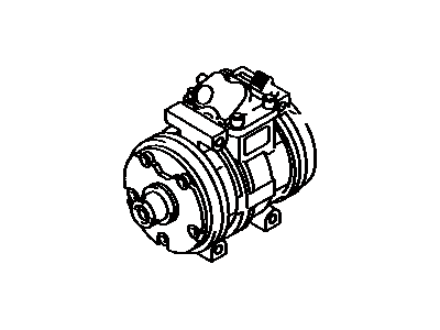 Toyota 88320-34010-84 Compressor, REMAN A/C