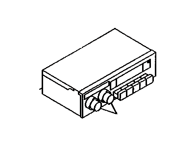 Toyota 86120-32350 Receiver Assembly, Radio