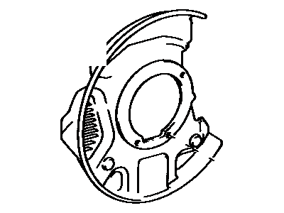 Toyota 47703-32040 Disc Brake Dust Cover, Front Right