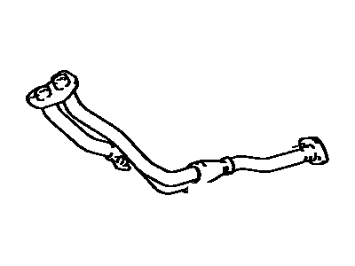 Toyota 17410-35520 Front Exhaust Pipe Assembly