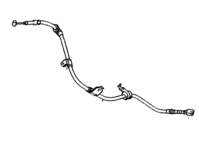 Toyota 46430-17091 Rear Cable