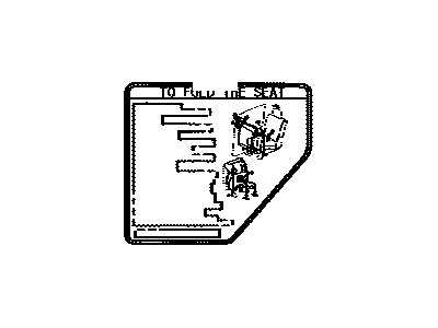 Toyota 74543-60430 Caution Label