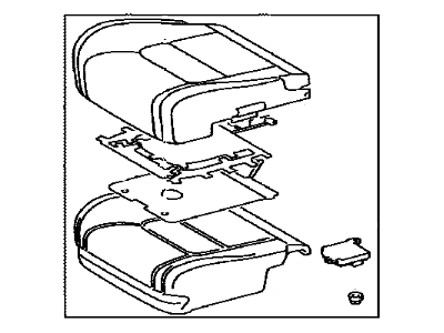 Toyota 71001-6BX40-A0 Seat Set