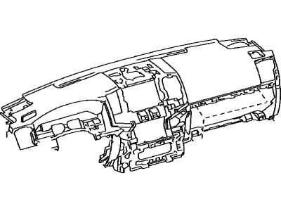 Toyota 55400-60030-C0 Pad Assy, Instrument Panel Safety