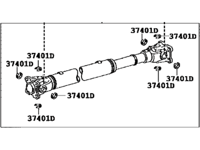 Lexus 37140-60630 Shaft Assembly, PROPELLE