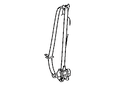 Toyota 73220-60671-C0 Belt & Retractor