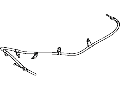 Lexus 46420-60090 Cable Assy, Parking Brake, NO.2