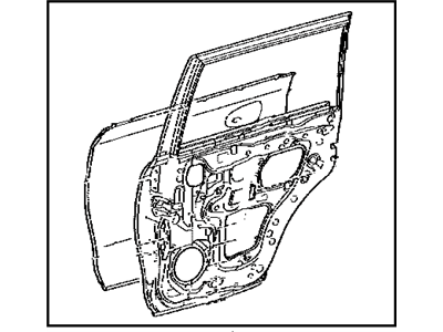 Toyota 67004-60410 Panel Sub-Assembly, Rear D