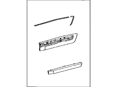 Toyota 75075-60140 Body Side Molding