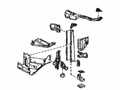 Toyota 53203-60211 Side Panel