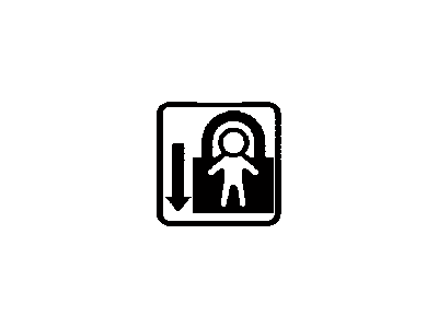 Toyota 69339-60010 Child Lock Label
