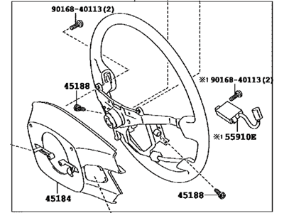 Toyota 45100-60610-C0 Steering Wheel