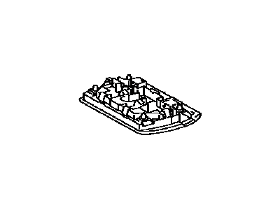 Toyota 81206-60020-B0 Dome Lamp Assembly