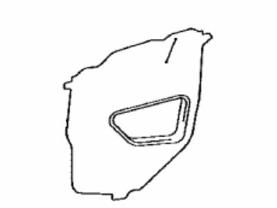 Toyota 67831-60160 Cover, Front Door Service Hole, RH