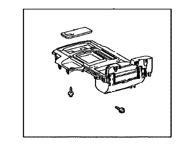 Toyota 58804-60G80-A3 Panel Sub-Assembly, Cons