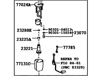 Toyota 77020-60342 Fuel Pump