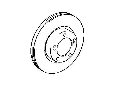 Toyota 43512-60180 Rotor