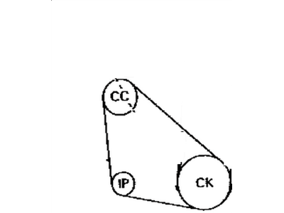 Toyota 99332-11180-83 AC Belt