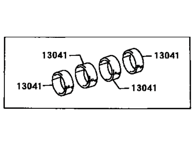 Toyota 13204-35040 Connecting Rod Bearing