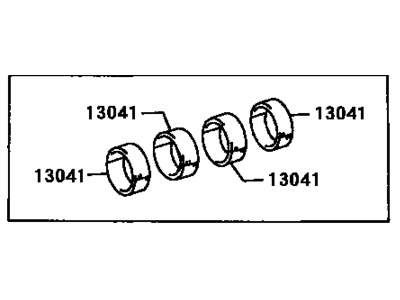 Toyota 13204-61020 Bearing Set