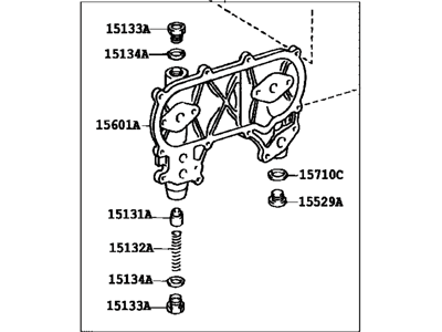 Toyota 15701-66010 Cover Assembly