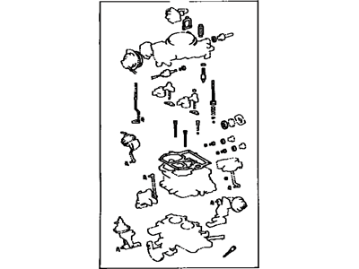 Toyota 04212-35422 Gasket Kit, Carburetor