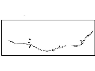 Toyota 46430-21120 Rear Cable