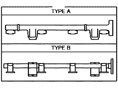 Toyota 23814-36040 Fuel Rail