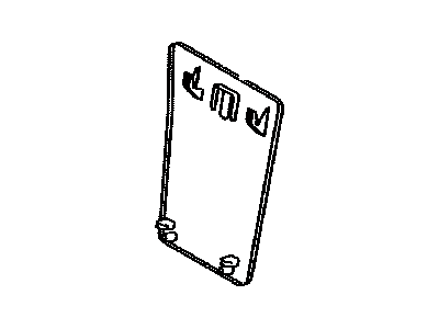 Toyota 71701-21020 Seat Back Panel