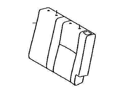 Toyota 71078-21290-B0 Seat Back Cover