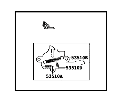 Toyota 53510-21040 Lock