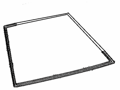 Toyota 68291-16031 Weatherstrip, Back Door Glass