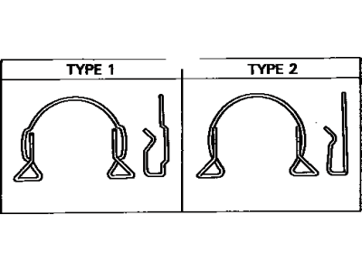 Toyota 31232-12040 Clip, Release Bearing Hub