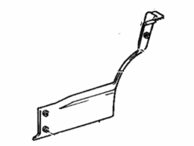 Toyota 62552-16040-04 Garnish, Rear Seat Side, LH
