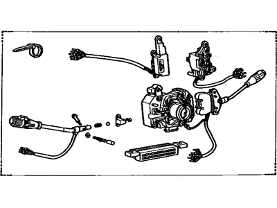 Toyota 84310-10471 Turn Signal Switch