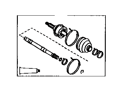 Toyota 43460-19757 Outer Joint Assembly