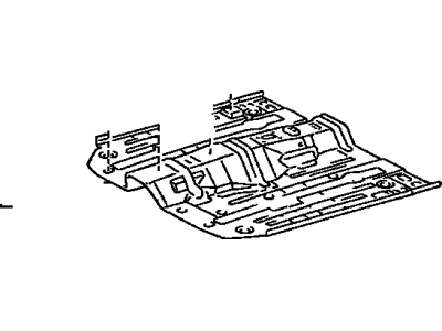 Toyota 58111-16903 Pan, Front Floor