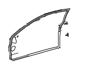 Toyota 67862-16300 Door Weatherstrip